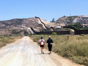 Border wall august 2 san diego summer