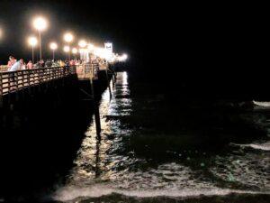 Oceanside Pier night shot labor day weekend