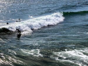 surfing oceanside pier san diego summer