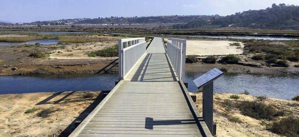 Birdwatching Platform San Dieguito lagoon