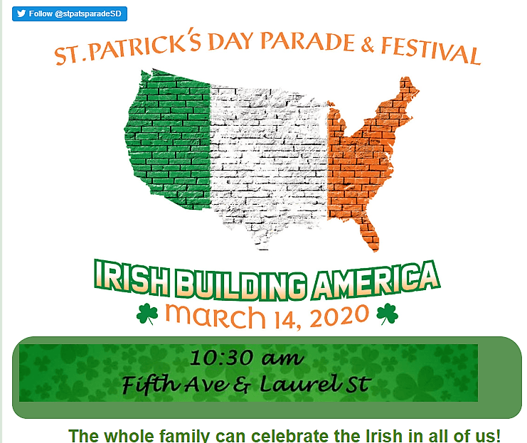 St Patricks Day Parade Festival Information