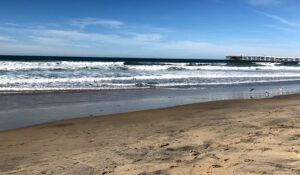 Pacific Beach Crystal Pier wave webcam