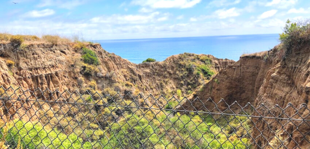 Bluff campground ocean view