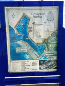 Oceanside Harbor Map display