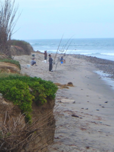 The Point fishing san onofre state beach