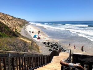 south carlsbad beach campground stairs