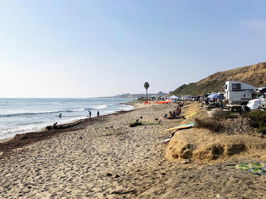 old mans beach fire pits san onofre state beach