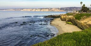 Boomer beach la jolla coastline