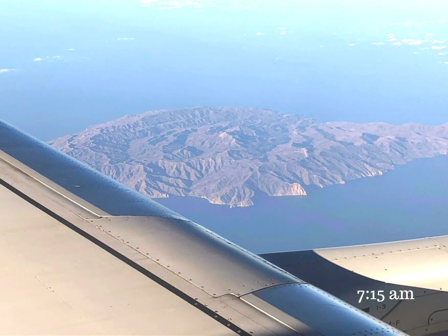East Catalina Island flying over catalina