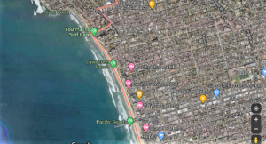 Pacific Beach map google maps