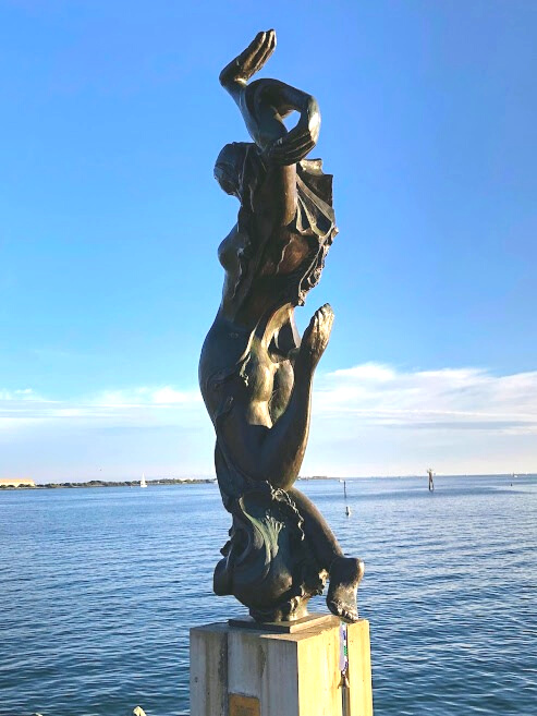 Pacific spirit statue san diego bay inlet