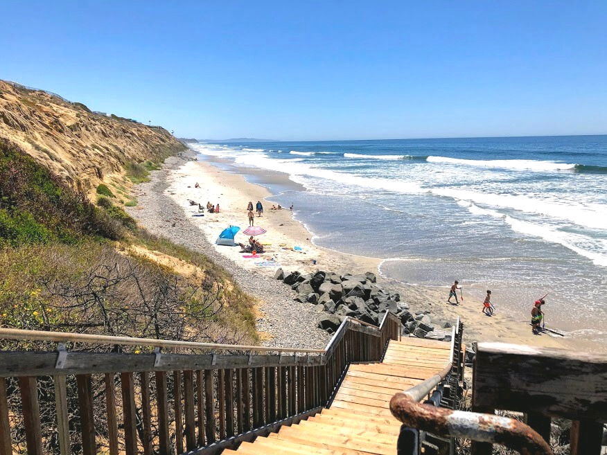 South Carlsbad state beach staircase