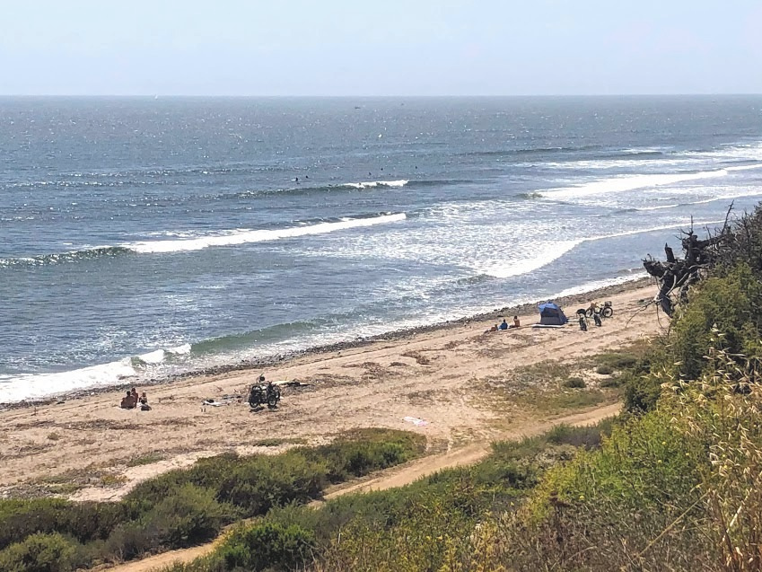 May 2020 Trestles bluff view san onofre