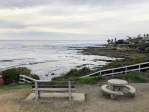 La Jolla Hermosa Park bluff north view