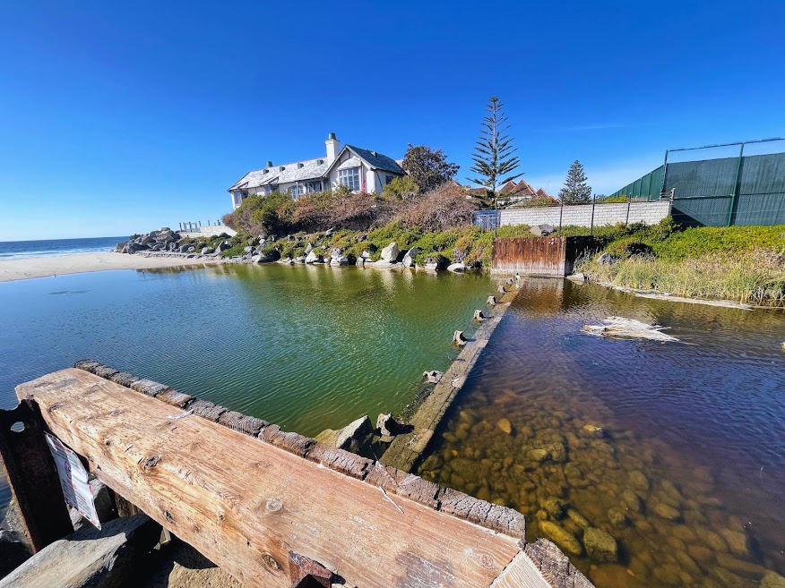 lagoon weir saint malo beach oceanside carlsbad border